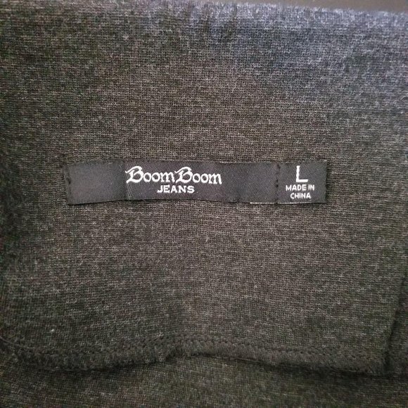 BoomBoom Jeans Gray Stretchy Mini Skirt - Picture 3 of 6